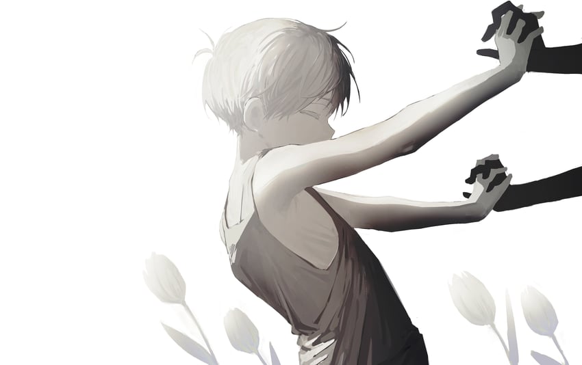 omori and stranger (omori) drawn by tomomu_0