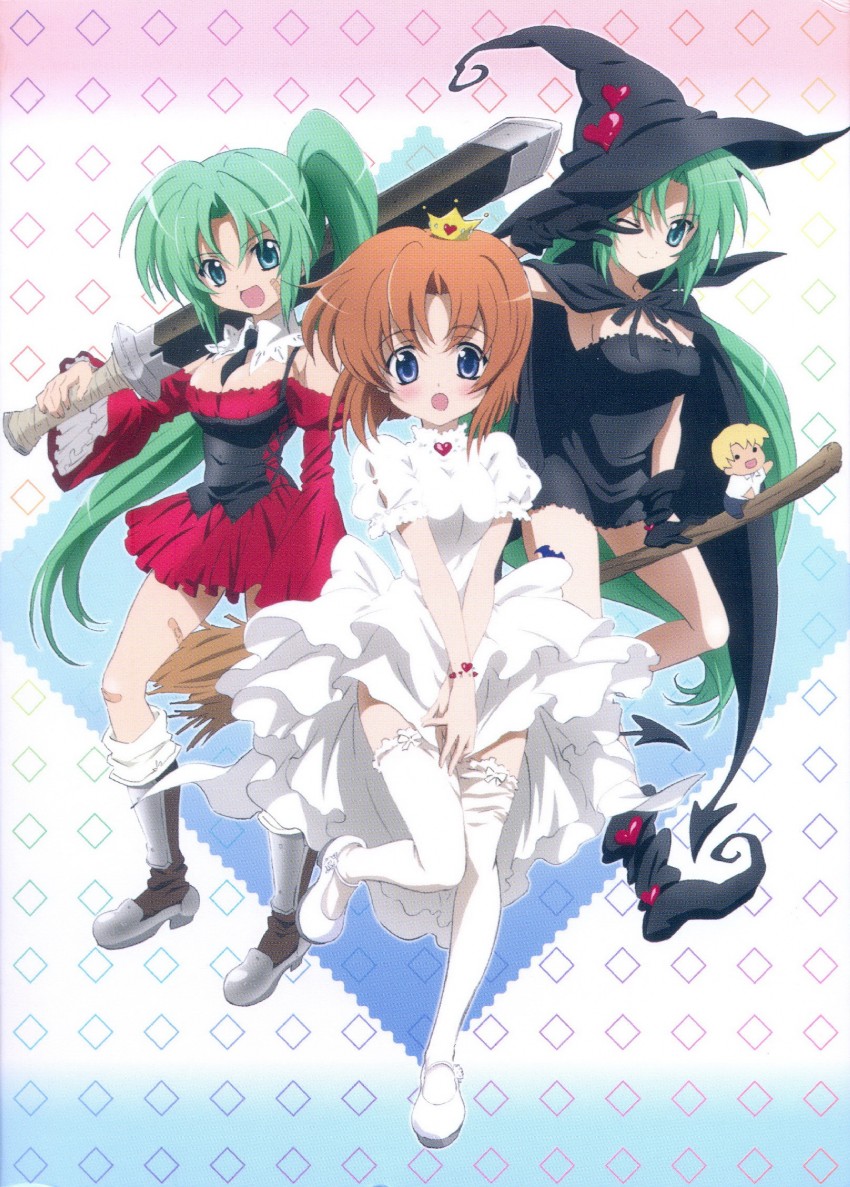 ryuuguu rena, sonozaki mion, and sonozaki shion (higurashi no naku koro ni) drawn by sakai_kyuuta