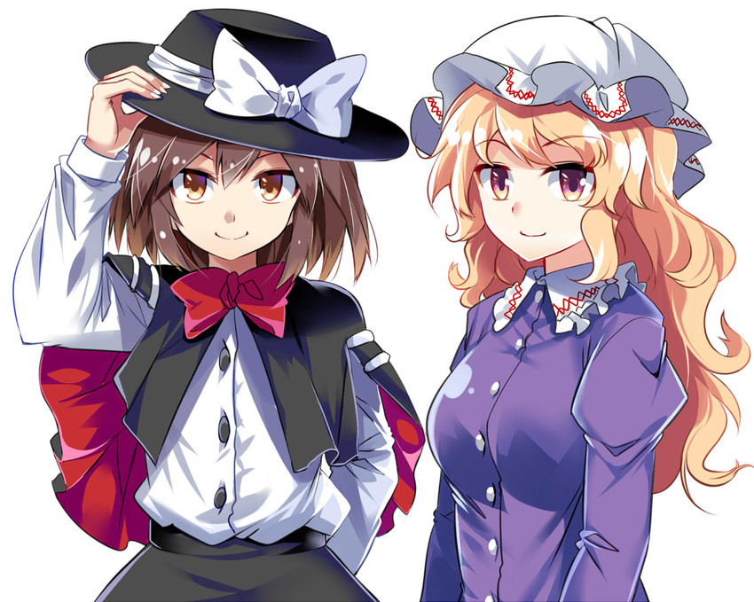 usami renko and maribel hearn (touhou and 1 more) drawn by e.o.