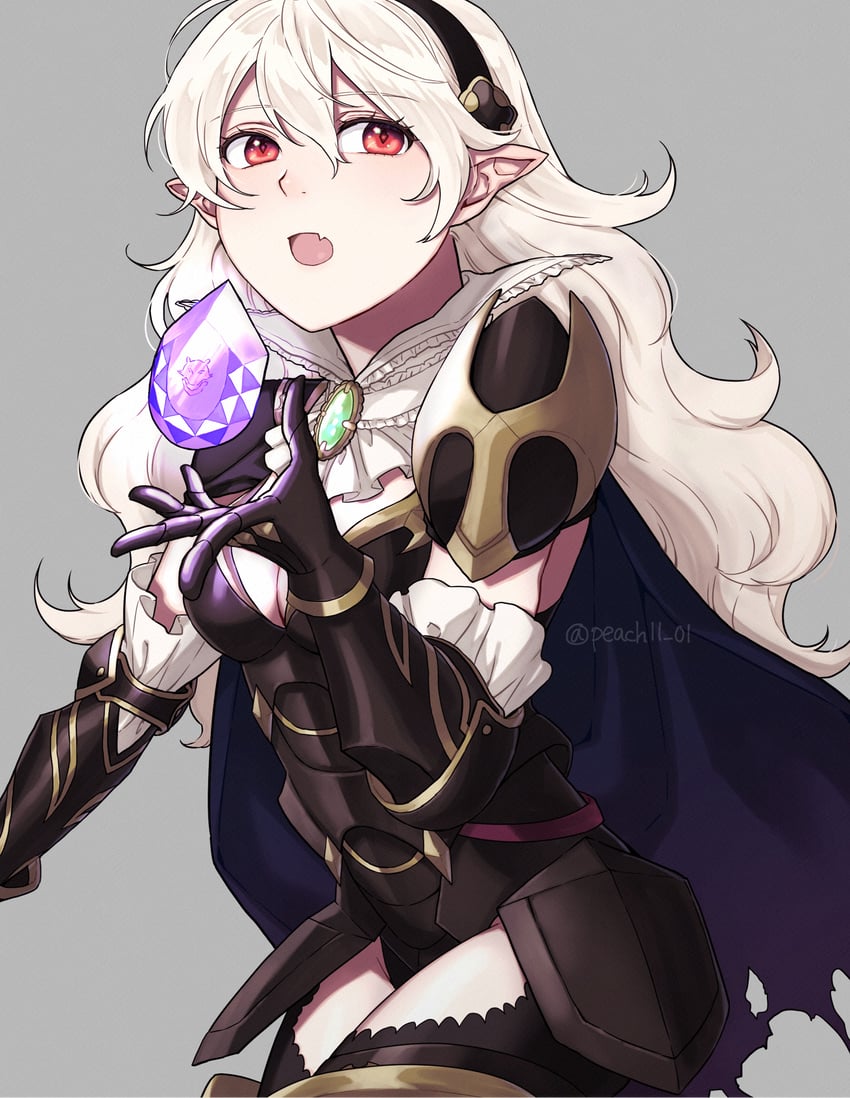 female corrin (fire emblem and 2 more) drawn by shamu_(peach11_01)