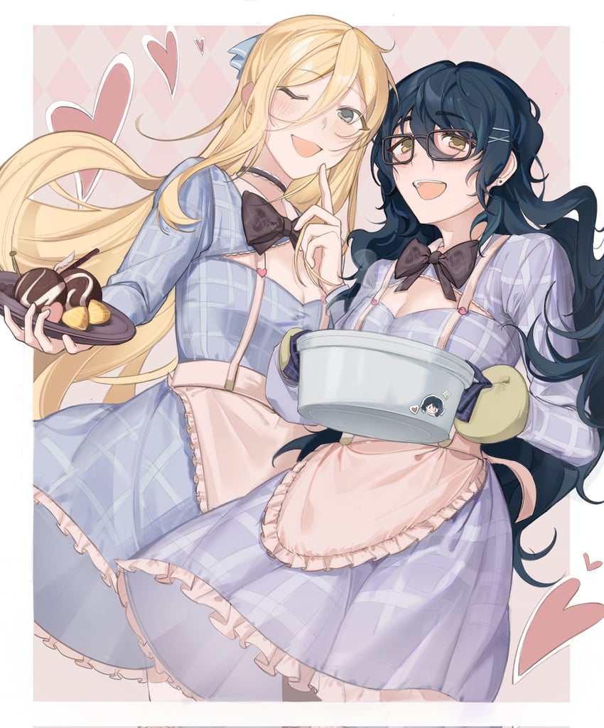 tenshouin eichi and aoba tsumugi (ensemble stars!) drawn by o875765