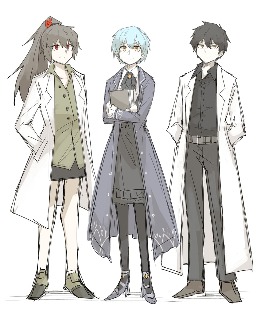 angela, carmen, and ayin (project moon and 2 more) drawn by kankan33333