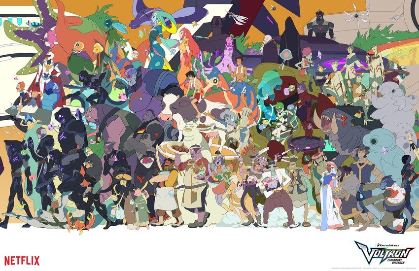 takashi shirogane, keith, pidge gunderson, princess allura, lance, and 8 more (voltron and 2 more)