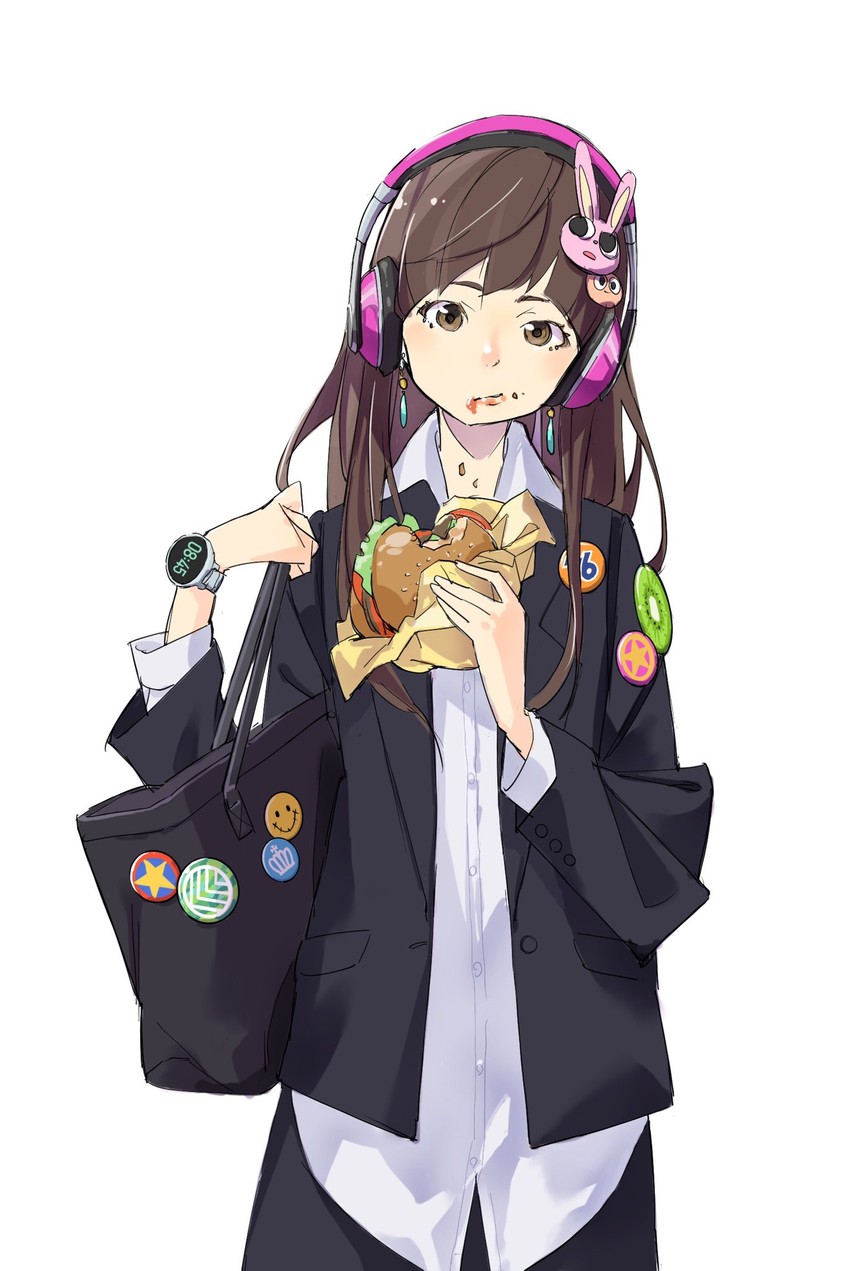 d.va (overwatch and 1 more) drawn by popman3580