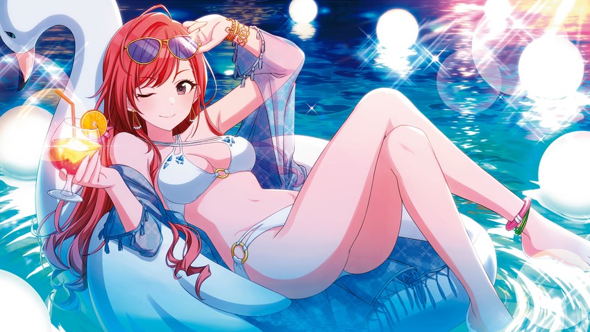 arisugawa natsuha (idolmaster and 1 more) drawn by tomari_(veryberry00)