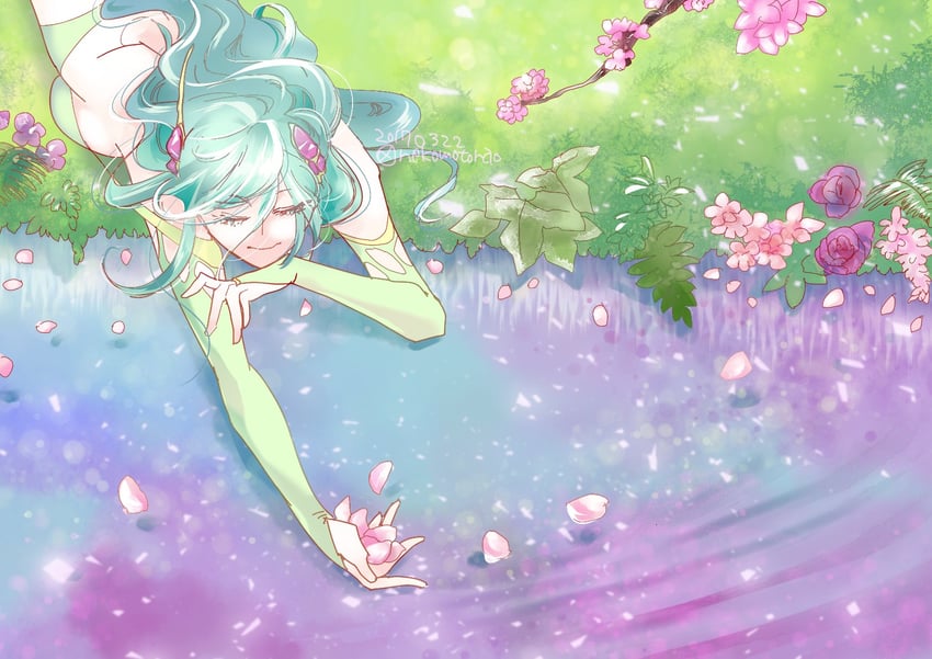 rydia (final fantasy and 1 more) drawn by nekomrao