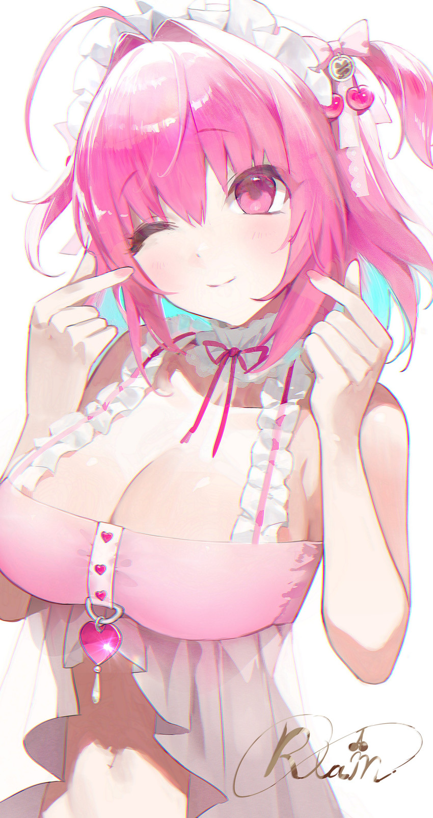 yumemi riamu (idolmaster and 1 more) drawn by moko_(moko/moko)