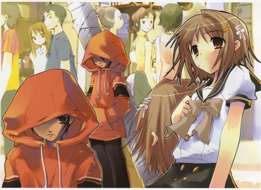 yoshida kazumi and khamsin nbh'w (shakugan no shana) drawn by ito_noizi