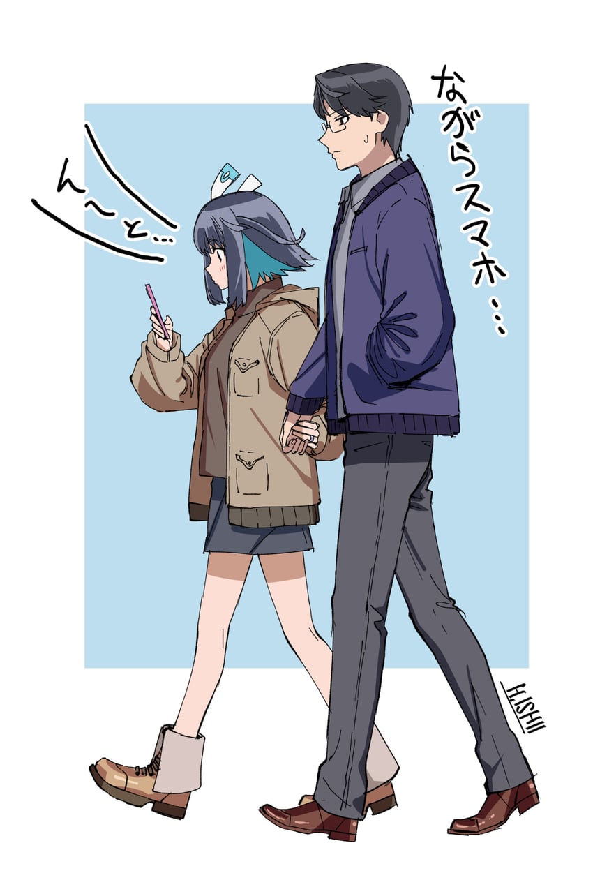 akisato konoha and rokuta mamoru (16bit sensation) drawn by ishii_hisao