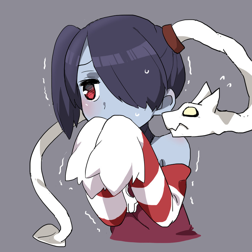 squigly and leviathan (skullgirls) drawn by sorimachi-doufu.