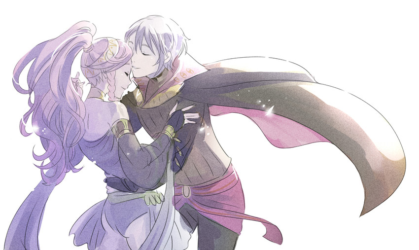 olivia and henry (fire emblem and 1 more) drawn by miyuli