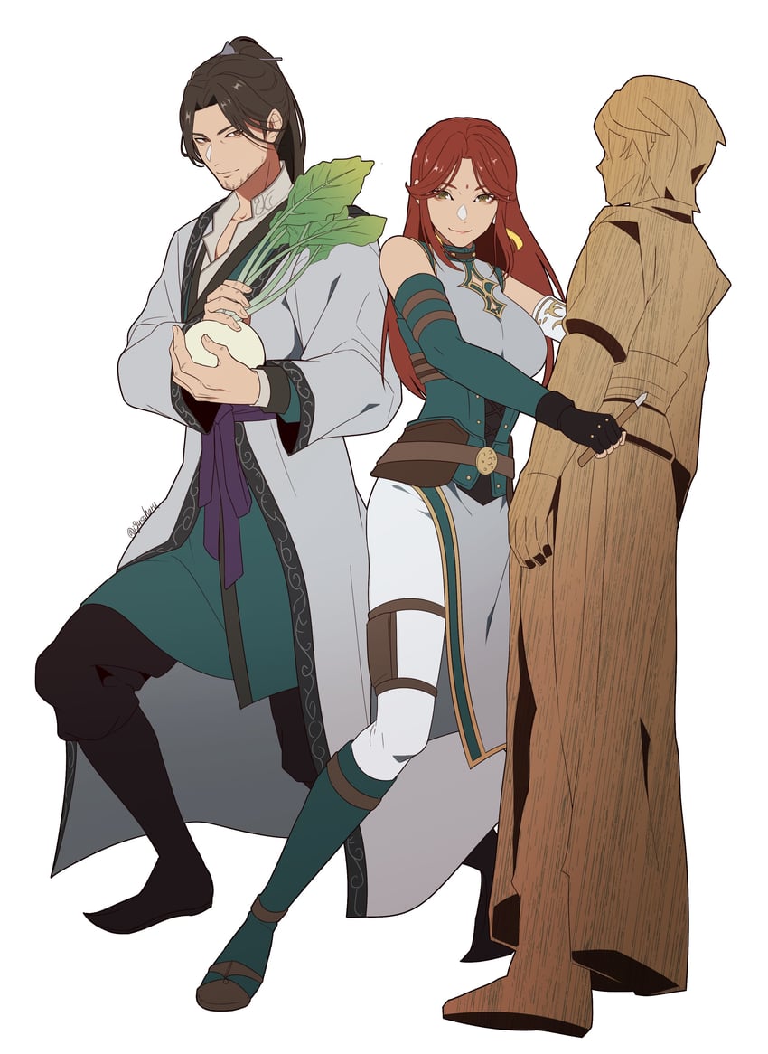 zhuge liang and yue ying (shin sangoku musou and 1 more) drawn by igusaharu