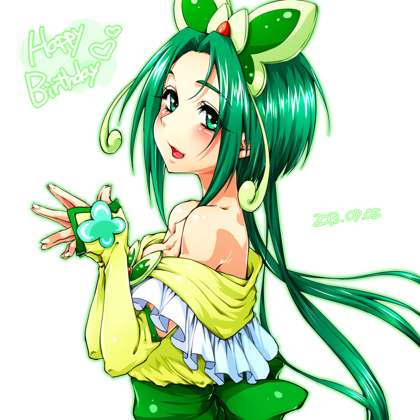 akimoto komachi and cure mint (precure and 1 more) drawn by neziiro