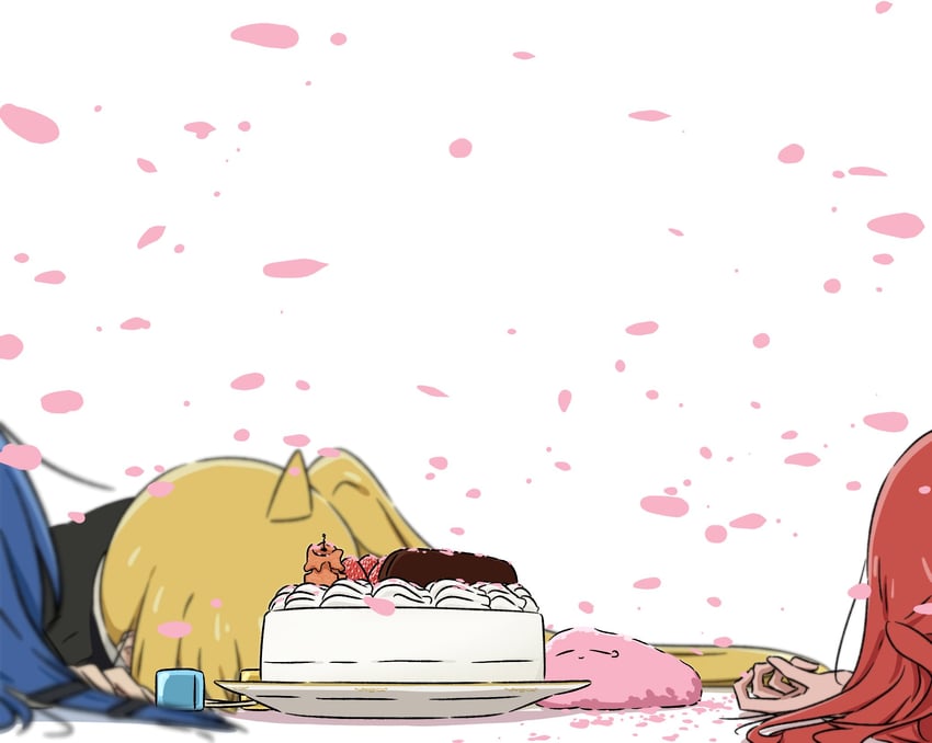 gotoh hitori, kita ikuyo, ijichi nijika, and yamada ryo (bocchi the rock!) drawn by mayo_(oekaki_bibbi)