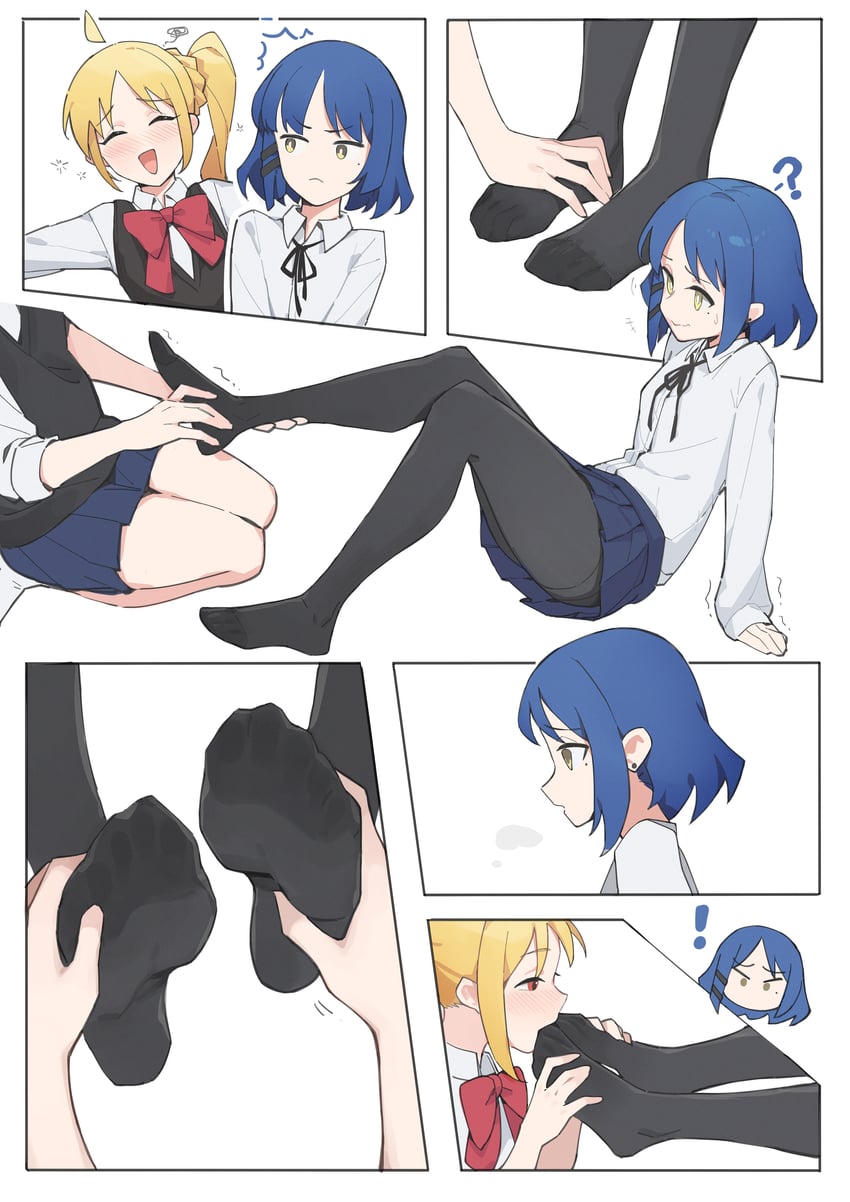ijichi nijika and yamada ryo (bocchi the rock!) drawn by lan_mao_akko