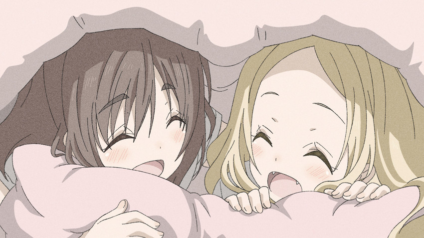 sekiya naru and hana n. fountainstand (hanayamata) drawn by watanabegenn