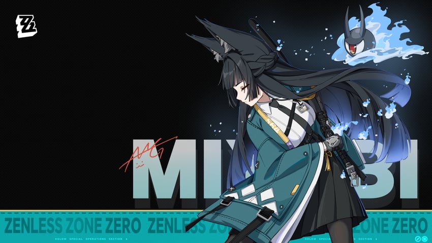 hoshimi miyabi and tailless (zenless zone zero) drawn by man_ge