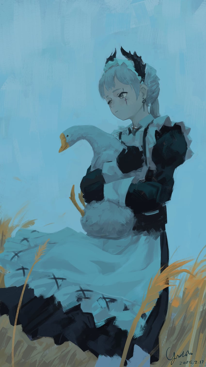 irene (arknights and 1 more) drawn by ujin_holo