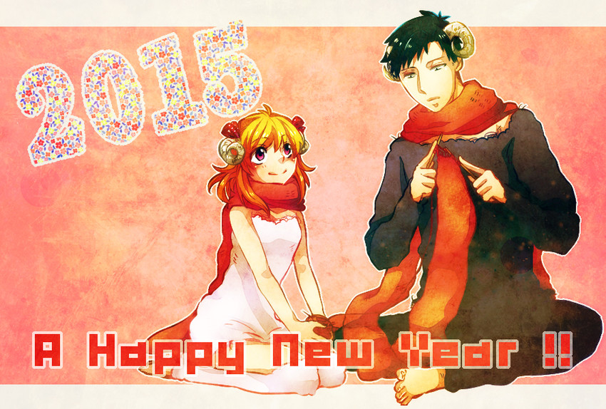 sakura chiyo and nozaki umetarou (gekkan shoujo nozaki-kun) drawn by saru-kichi