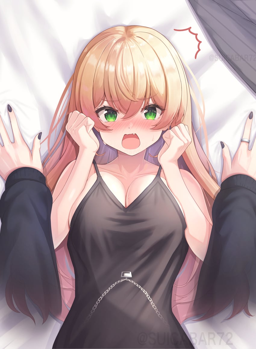 momosuzu nene and hiodoshi ao (hololive and 1 more) drawn by suicabar72
