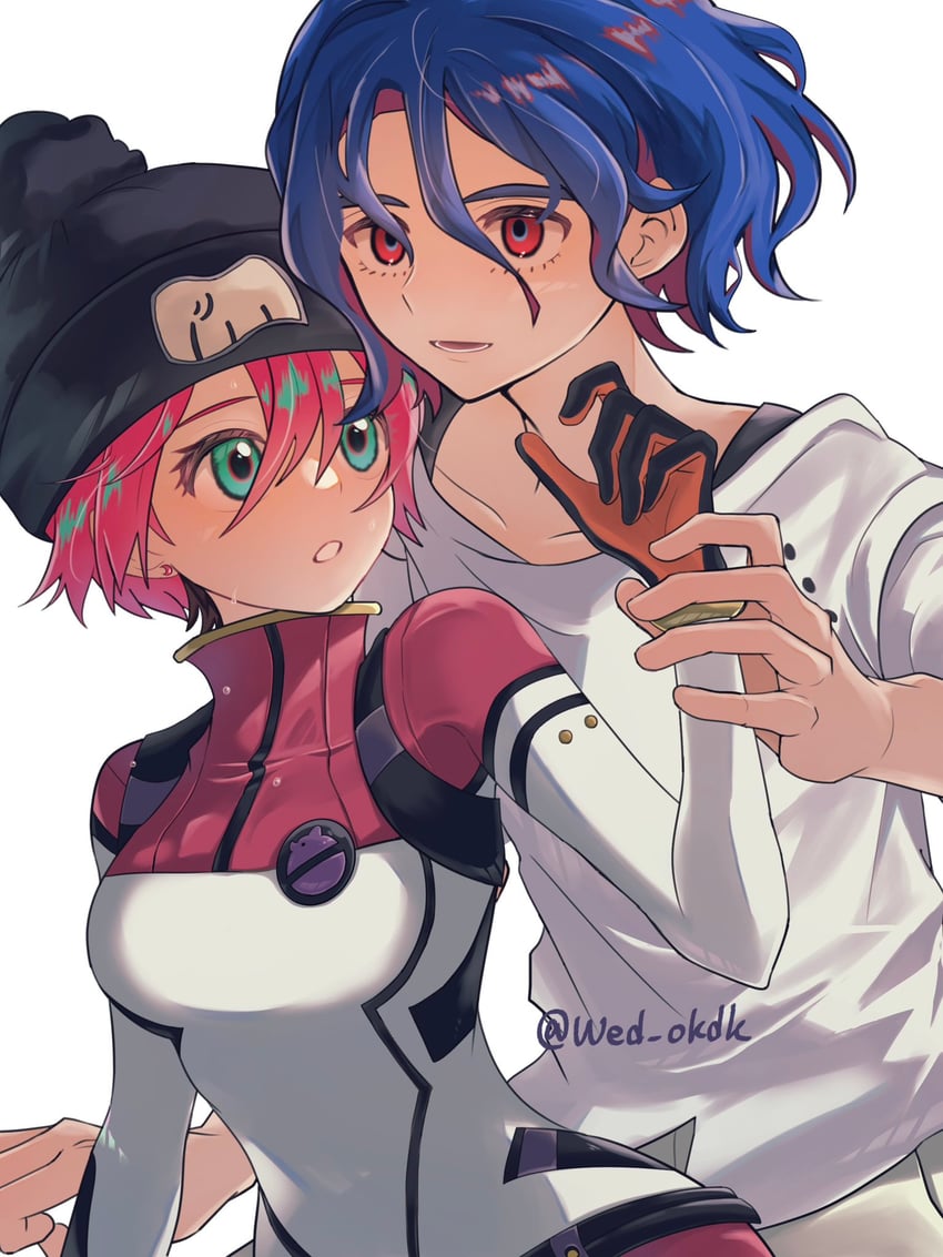 amate yuzuriha and shuji ito (gundam and 1 more) drawn by wed_okdk