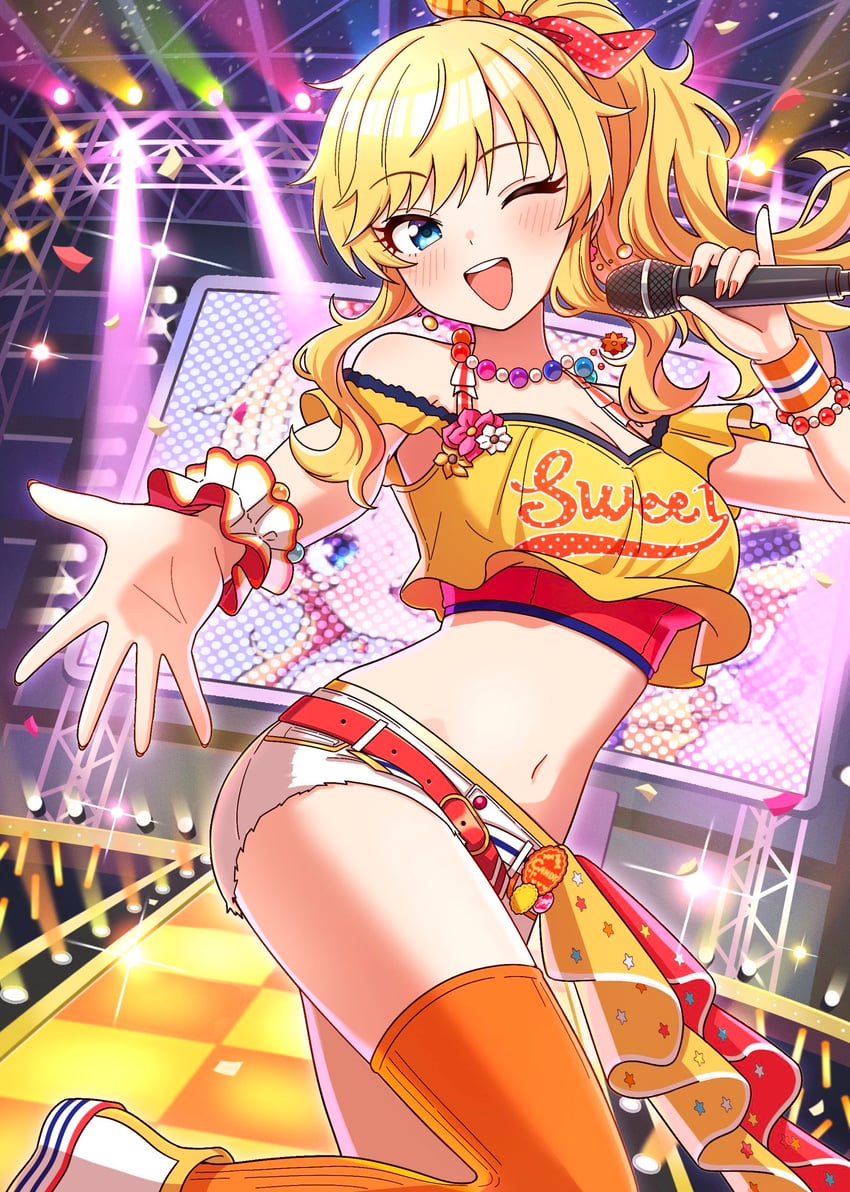 ohtsuki yui (idolmaster and 1 more) drawn by niban_(puka_0507)