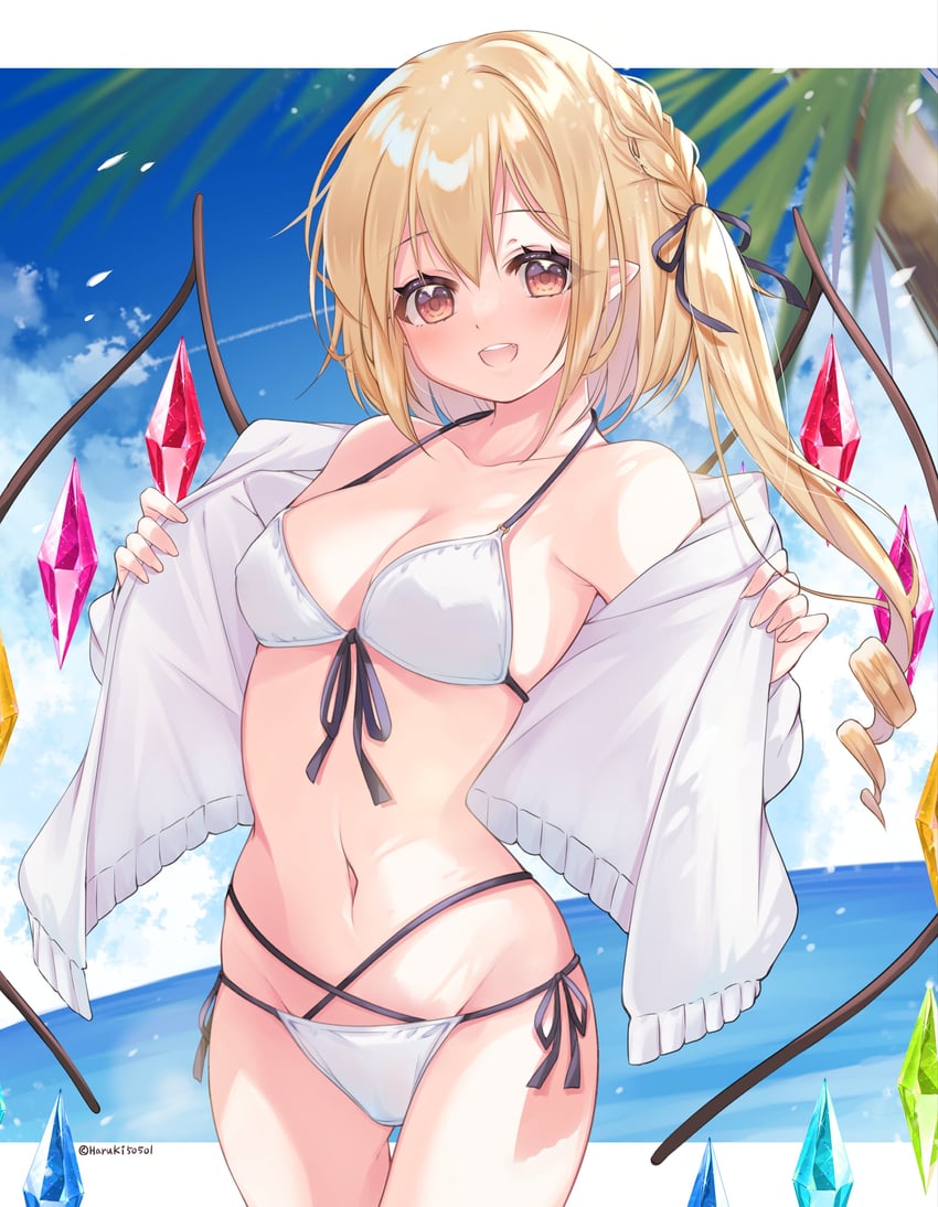 flandre scarlet (touhou) drawn by haruki_(colorful_macaron)
