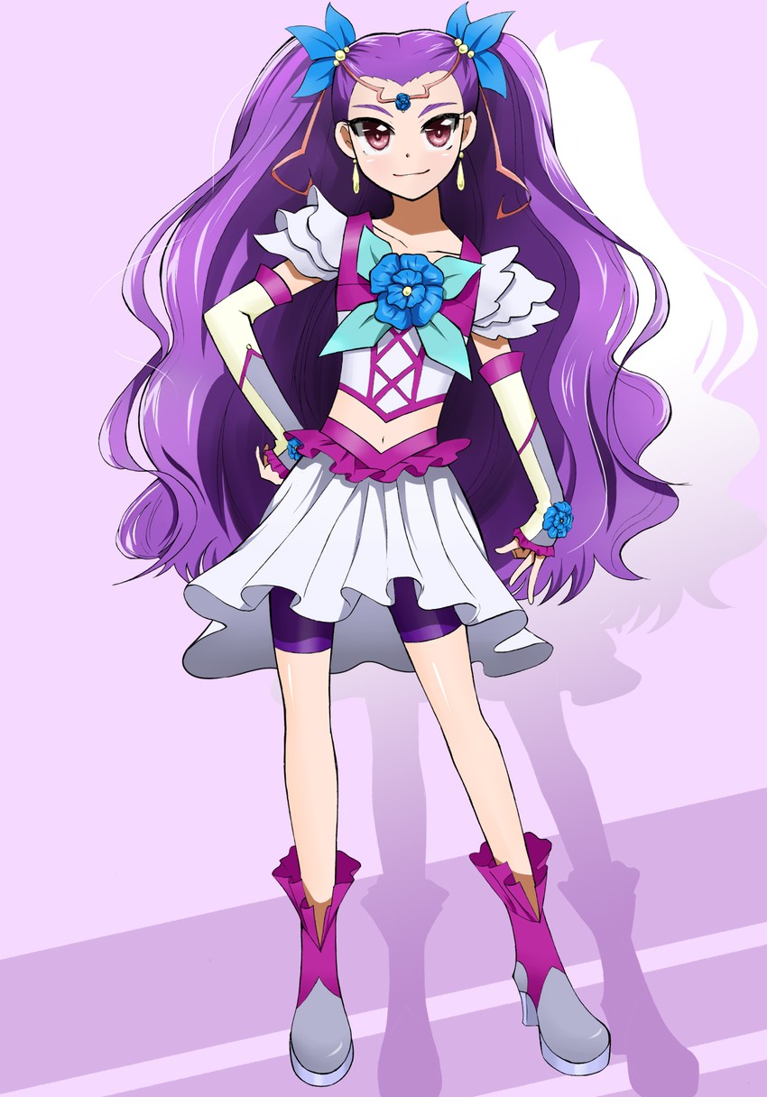 mimino kurumi, milk, and milky rose (precure and 2 more) drawn by gyuniku