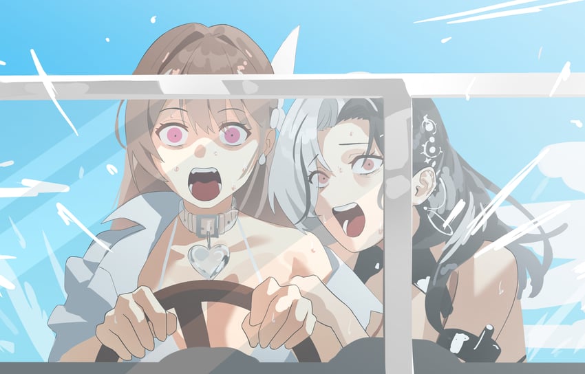 viper and rosanna (chainsaw man and 1 more) drawn by wge