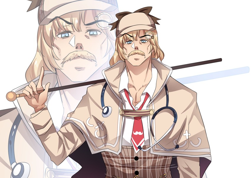 watson amelia and sherlock holmes (hololive and 1 more) drawn by hinghoi