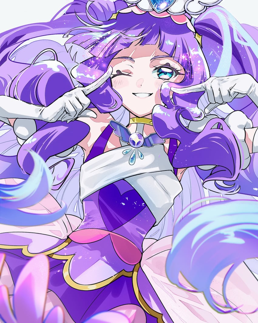 ellee-chan and cure majesty (precure and 1 more) drawn by asako_(itiba)