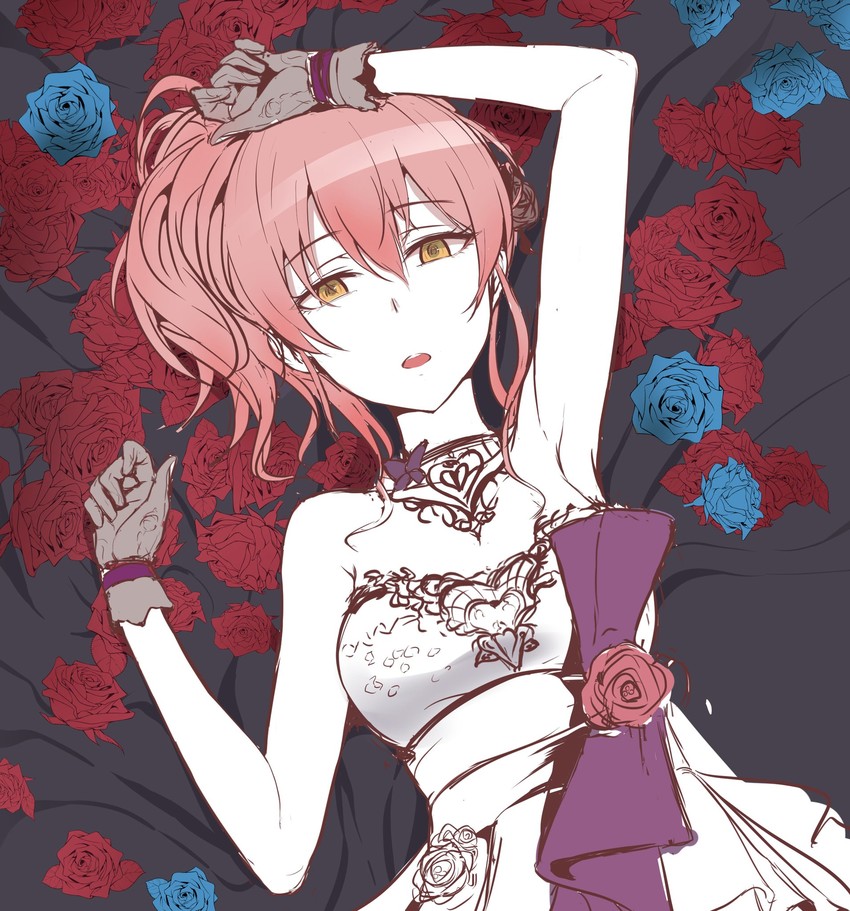 jougasaki mika (idolmaster and 2 more) drawn by dickbomber