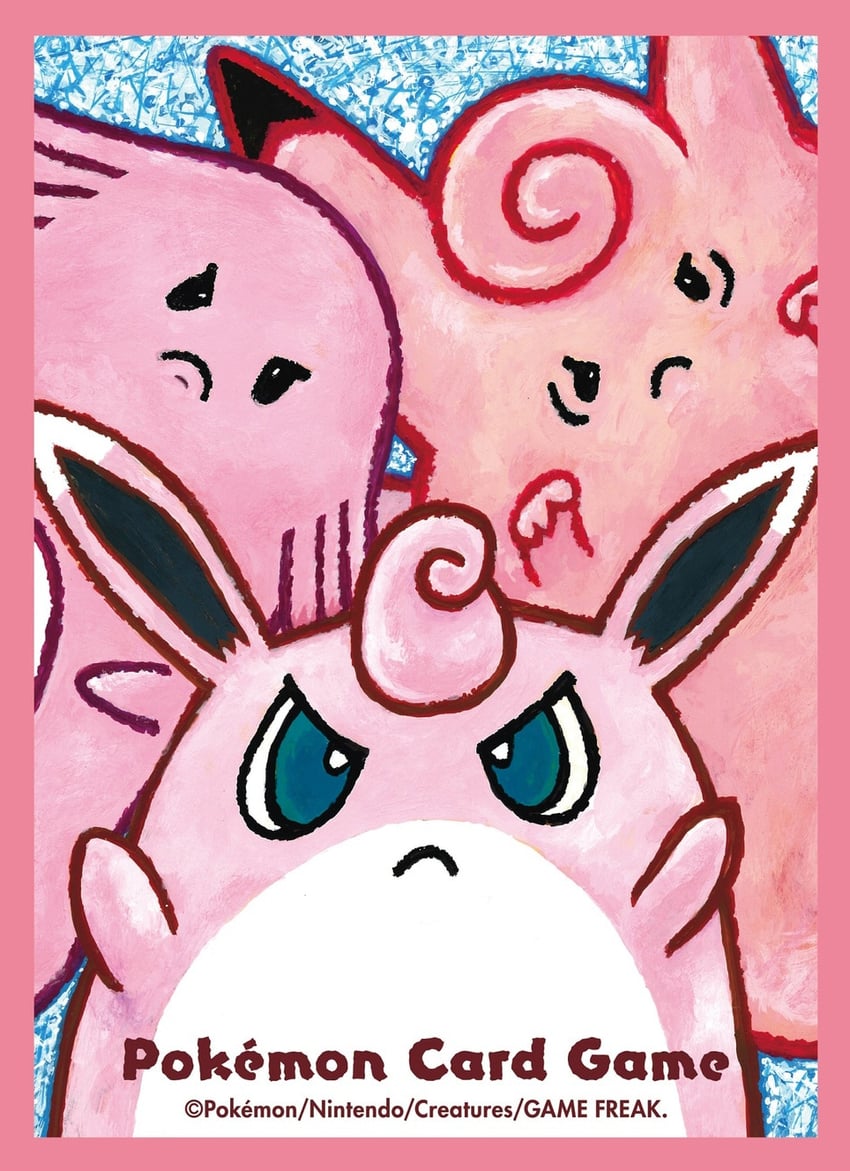 wigglytuff, chansey, and clefable (pokemon and 1 more) drawn by komiya_tomokazu