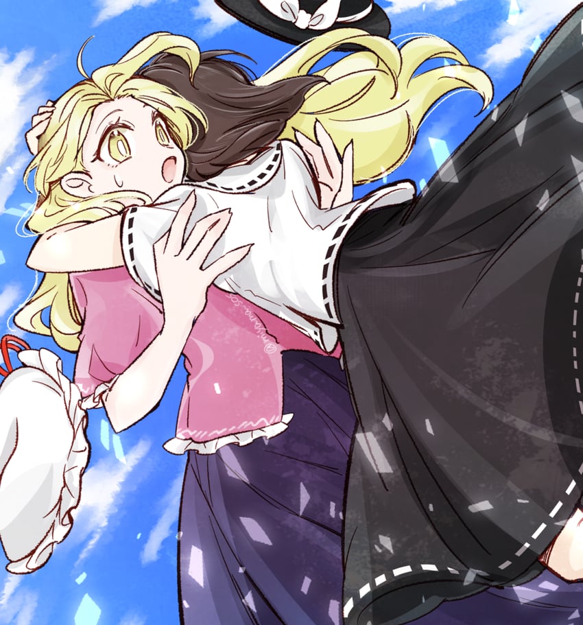 usami renko and maribel hearn (touhou and 1 more) drawn by tama_(hiroshige_36)