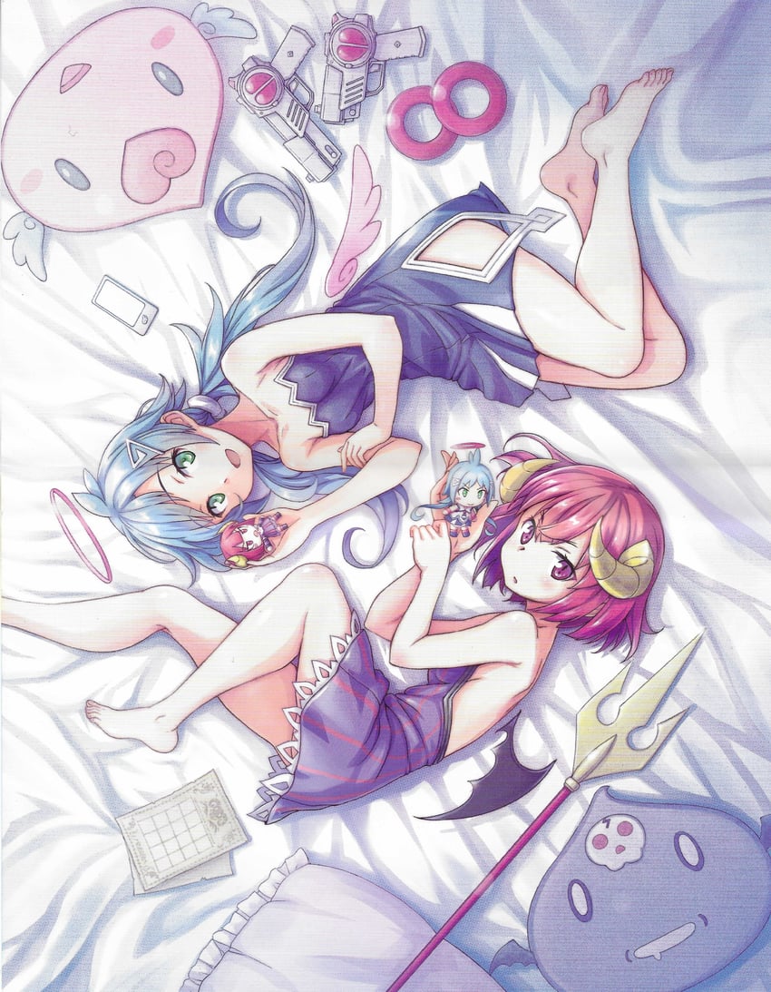 kurona and ekoro (gal gun and 1 more)
