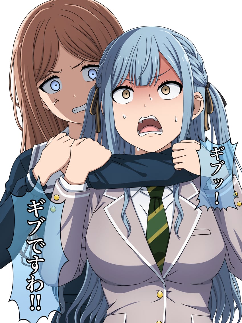 togawa sakiko and nagasaki soyo (bang dream! and 1 more) drawn by noshimurin