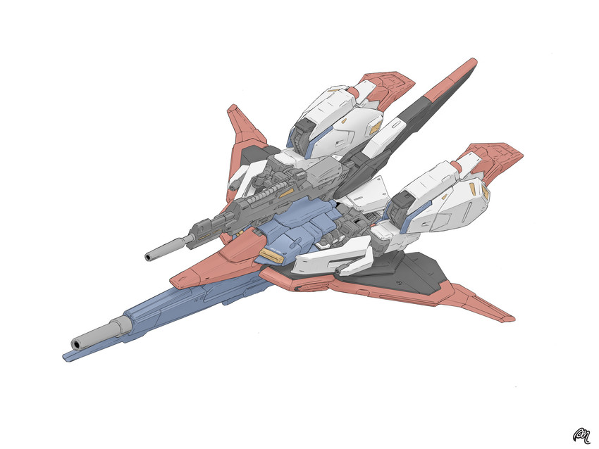 zeta gundam (gundam and 1 more) drawn by mousanjiq