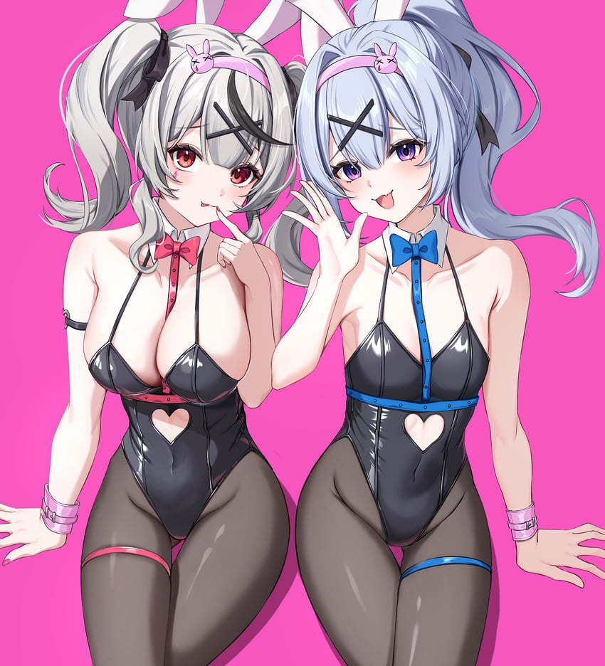 amane kanata and sakamata chloe (hololive and 2 more) drawn by minase03mio
