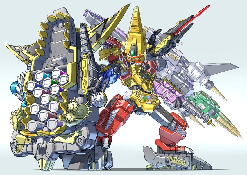gigant kyoryuzin (super sentai and 1 more) drawn by urara_(urara-nya)