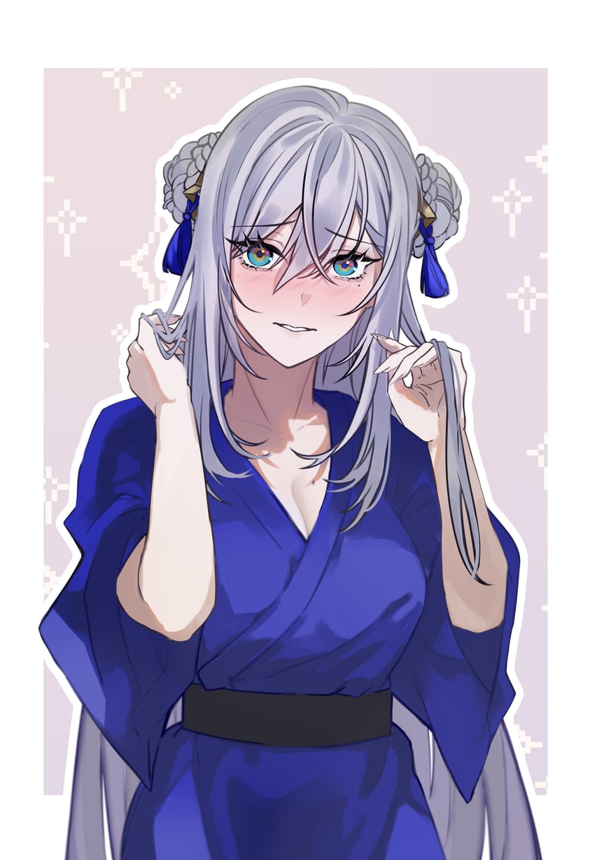 victoria brightshield (nijisanji and 1 more) drawn by ive_(iveith)