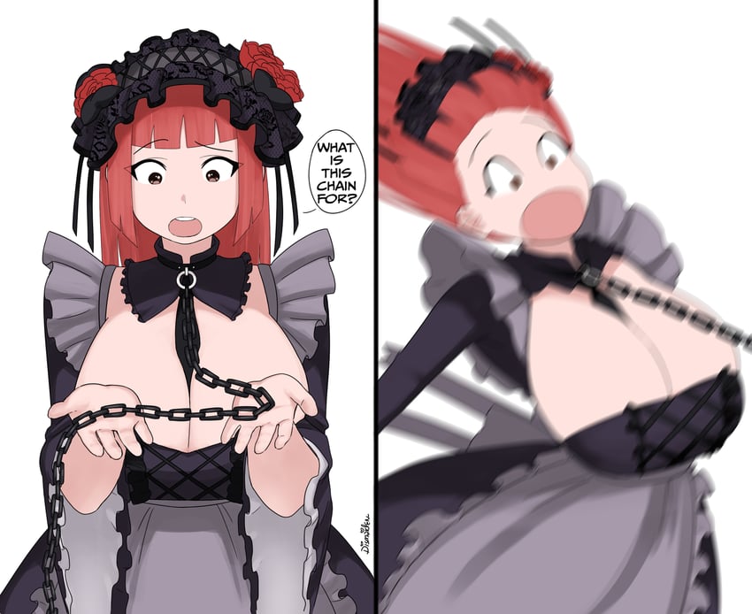 kuroe shizuku and aki-chan (original and 1 more) drawn by dismaiden