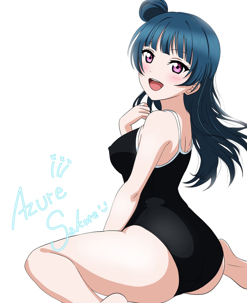 tsushima yoshiko (love live! and 1 more) drawn by azuresakura