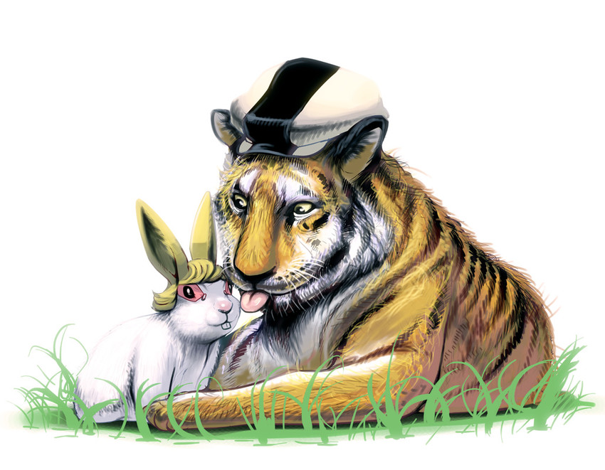 barnaby brooks jr. and kaburagi t. kotetsu (tiger & bunny) drawn by kouno_(masao)