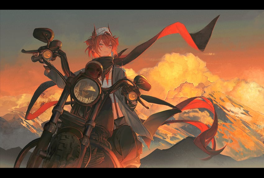fiammetta (arknights and 1 more) drawn by luren_max