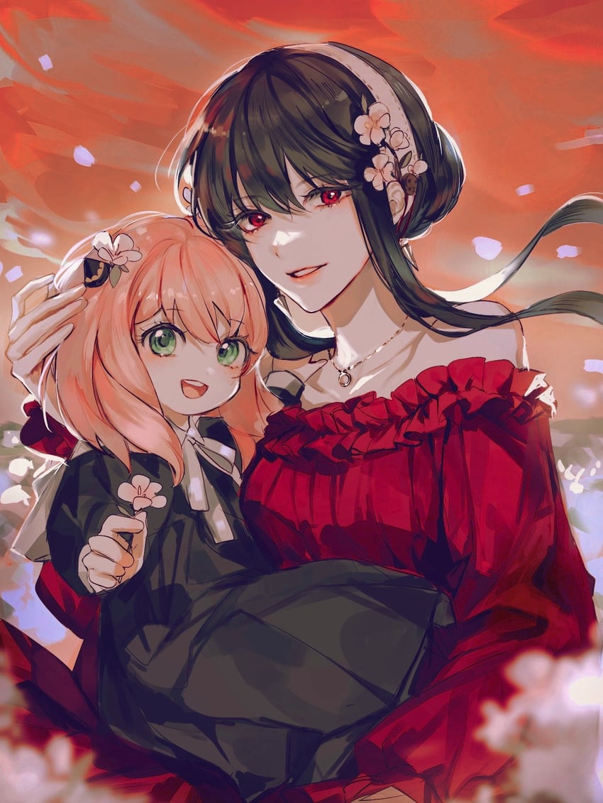 yor briar and anya (spy x family) drawn by evl_1230