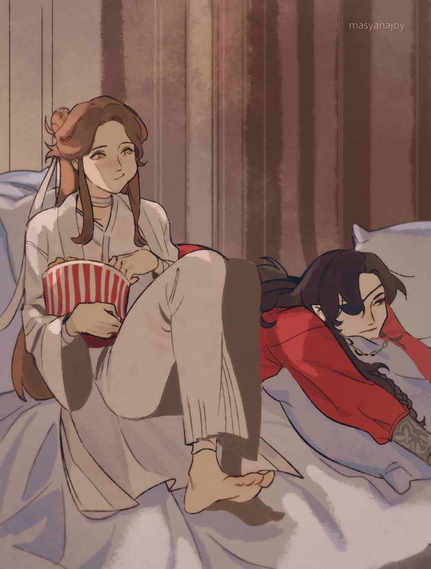xie lian and hua cheng (tianguan cifu) drawn by masyanajoy