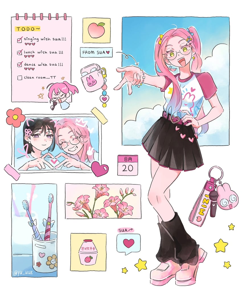 sua and mizi (alien stage) drawn by yu_uue