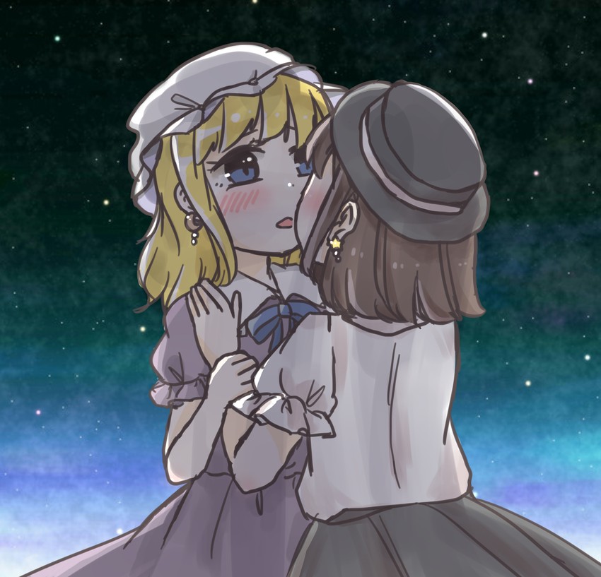 usami renko and maribel hearn (touhou) drawn by salt_(seasoning)