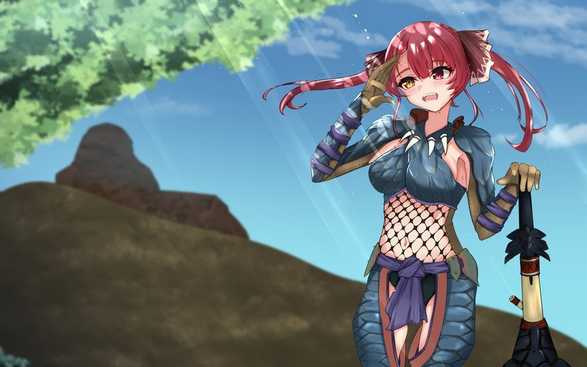 houshou marine (hololive and 1 more) drawn by kurikato