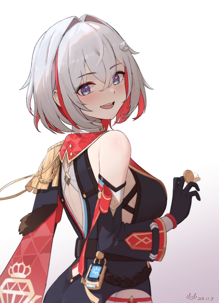 topaz (honkai and 1 more) drawn by hasu_no_shiro